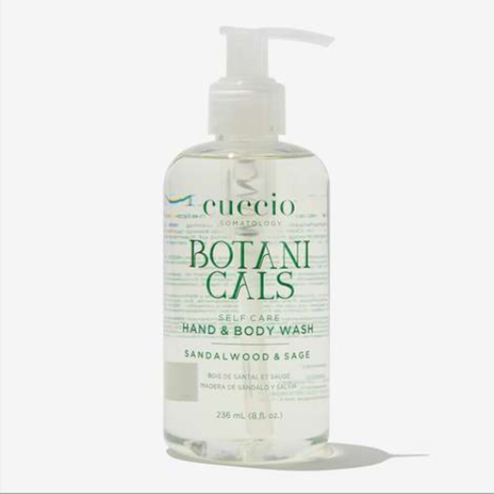 Cuccio Somatology Botanicals Hand+Body Wash Sandalwood+Sage SEALED NEW